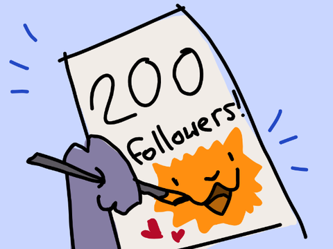 200 followers(?!) - Animation