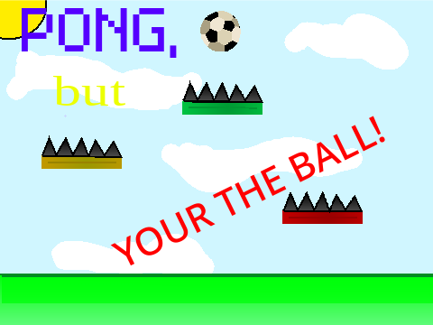 Pong, but your THE BALL