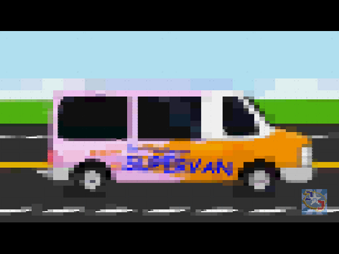 Firey and Gelatin Steal a Van