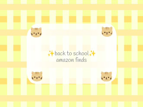 amazon back to school finds (with links) 