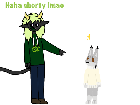Benny is a shorty