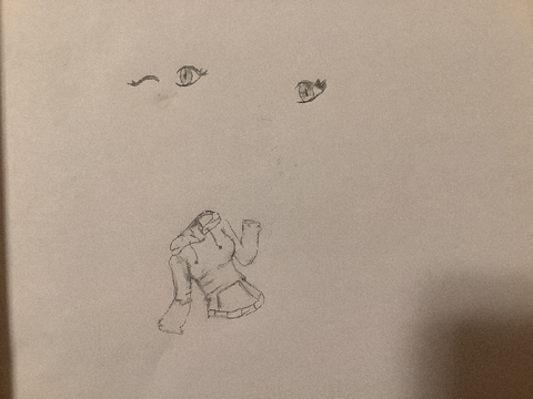*attempts at drawing some of it for some reason*