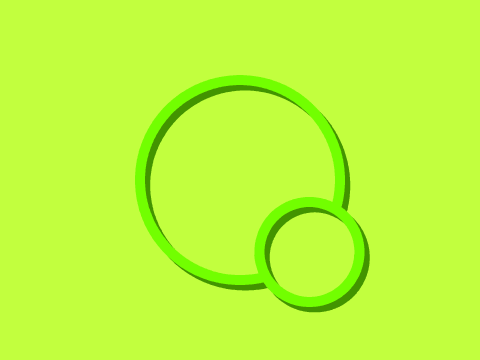 Pen Circle Drop Shadows
