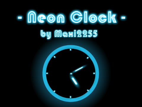 Neon Clock!
