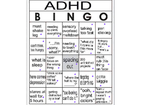 ADHD Bingo remix