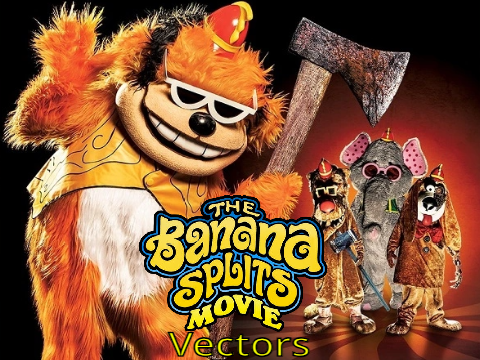 The Banana splits movie vector pack