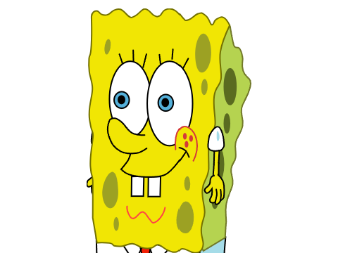 spongebob says ghibrish
