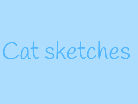 Cat sketches <3