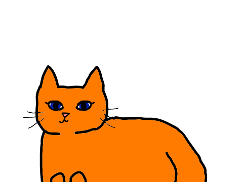 simple cat drawing