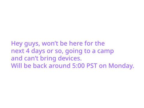Soooooo…NOTICE