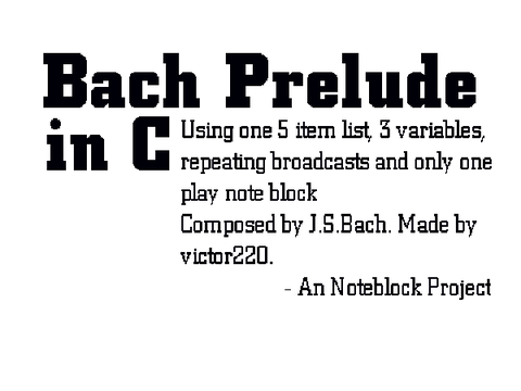 Bach Prelude in C