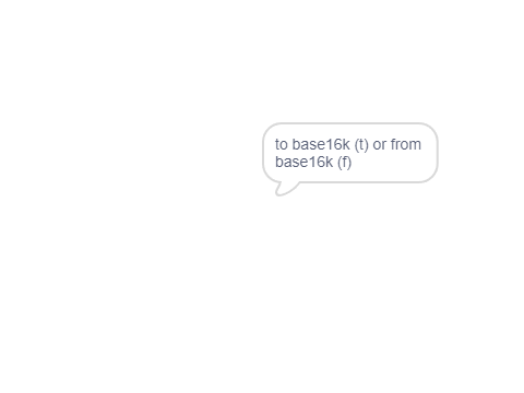 Base 16384 compression