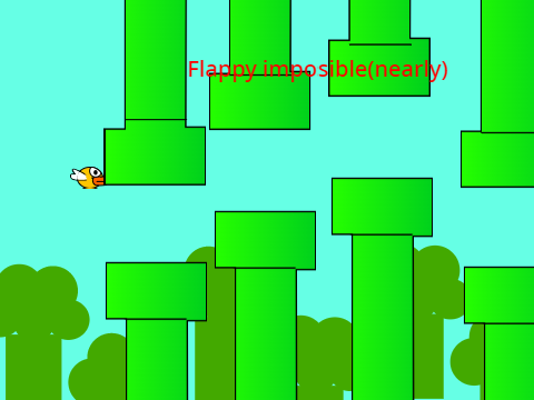 Flappy bird nearly imposible