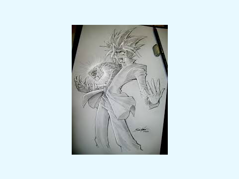 Yugioh drawing for @ZeroKiryu20