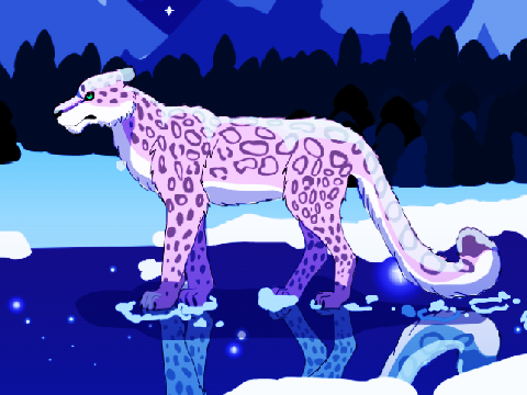 Snow Leopard Parallax