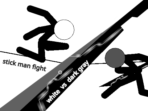 white  VS  dark gray