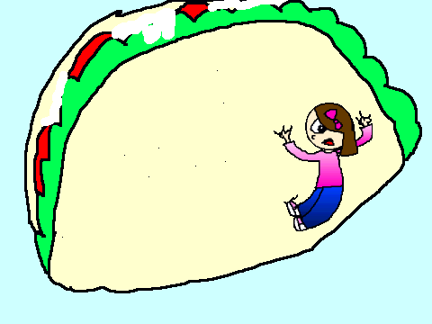 Add yourself on the flying taco