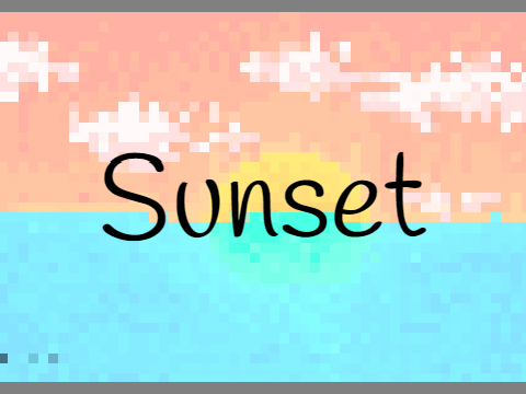 Sunset Drawing