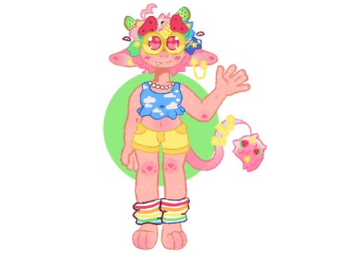 RAINBOW DTA 2 DTAE // Fruit Bowl Goat