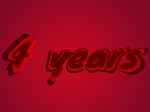 4 YEARS!