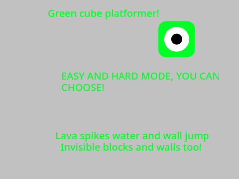 Greeny - Platformer