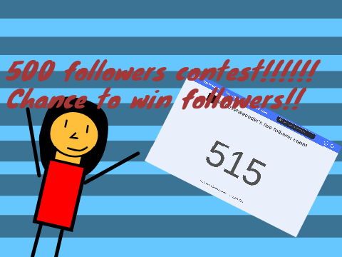 500 Followers contest!!!!