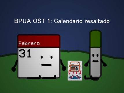 BPUA OST 1: Calendario resaltado