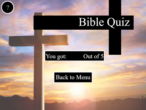 BIBLE QUIZ