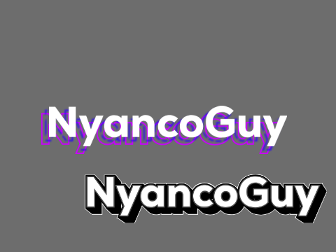 For nyancoのテキスト