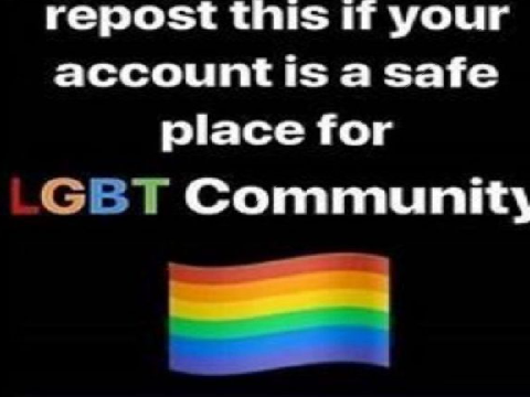 Repost this if your account is a safe place fore the LGBTQ+ Community! ❤ remix remix remix re… remix