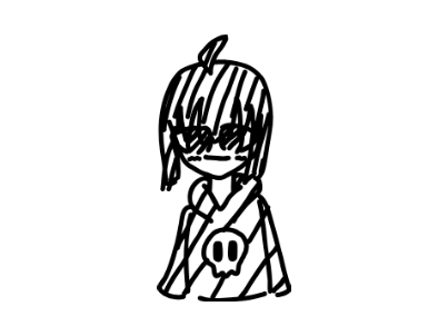 暇で描いたしにがみさん