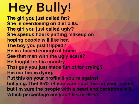 Remix this if you are against bullying remix remix remix
