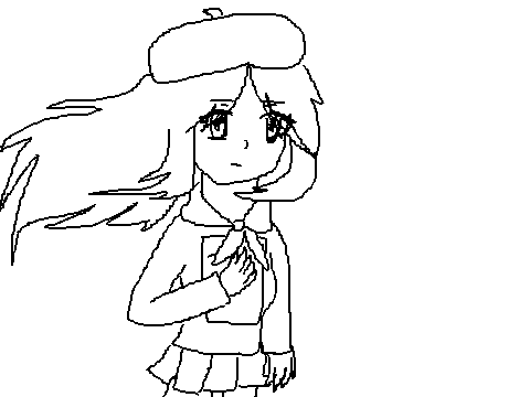 #Pray for Paris: French Girl Animation