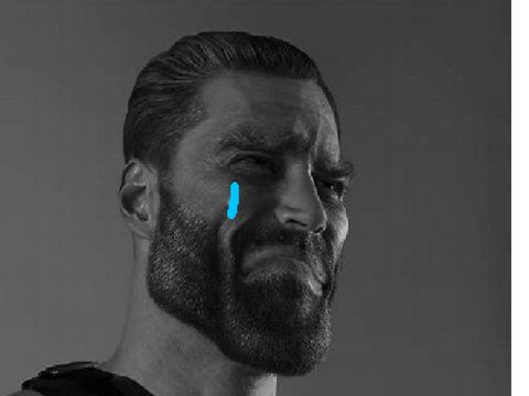 not Sad Giga Chad?¯\_(ツ)_/¯ 