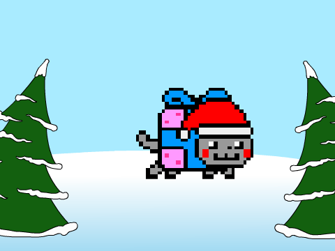 Nyan Christmas Cat 