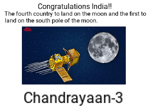 India's Moon Mission Success!