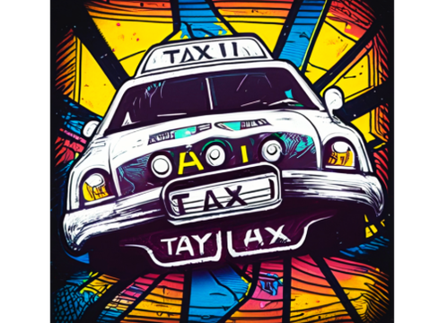 Taxi Graffiti Art