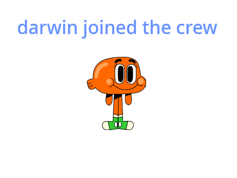 welcome darwin!!!!!!!
