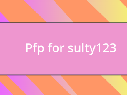 pfp for sulty123