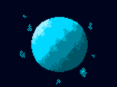 ドット絵影練習