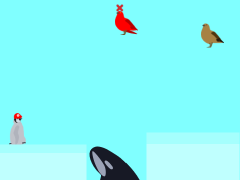 南極大陸に帰るペンギン リタリコ