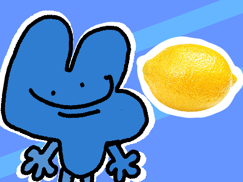 Four eats a lemon