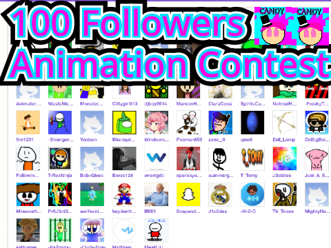100 Followers Animation Contest (Open/PG needed)