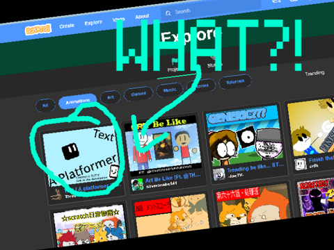 When i go on scratch #Animations #All #Trending