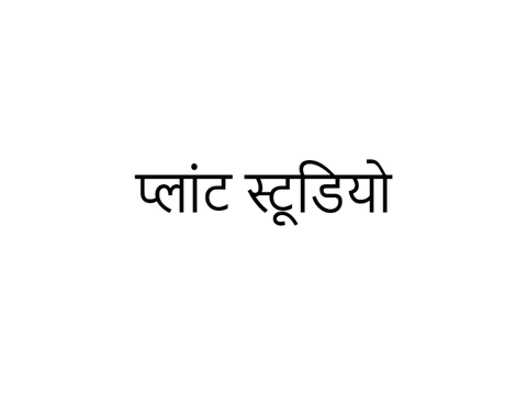 Translation for the plant studio