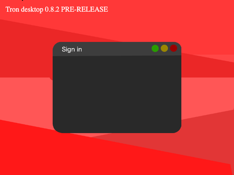 Tron OS "WIP Potato" - Tron desktop 0.8.4