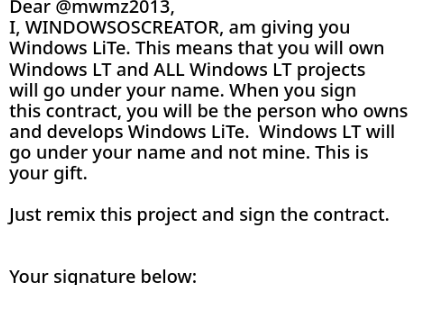 Contract regarding WIndows LT (LiTe) for @mwmz2013