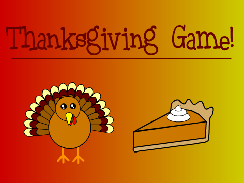 Thanksgiving Maze Game