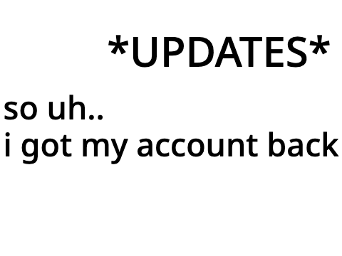 so i'm back....
