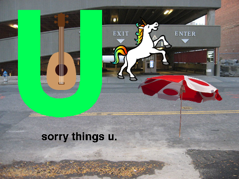Letter U